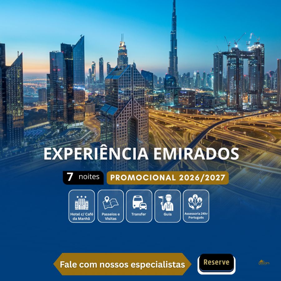 EXPERIÊNCIA EMIRADOS   8 Dias  (ICT005 )